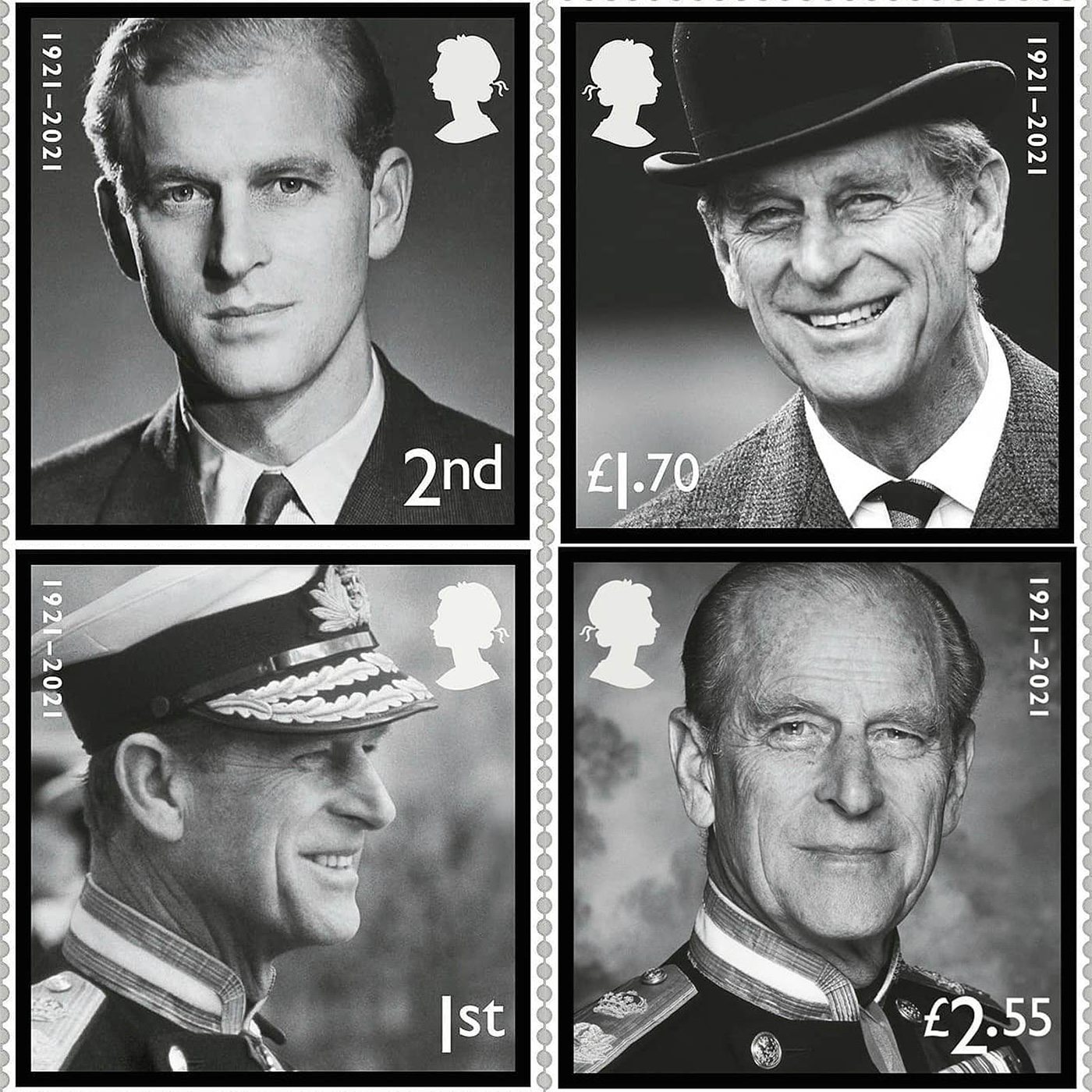 El Duque de Edimburgo, homenajeado por el servicio postal de Reino Unido/ Foto: The Royal Mail