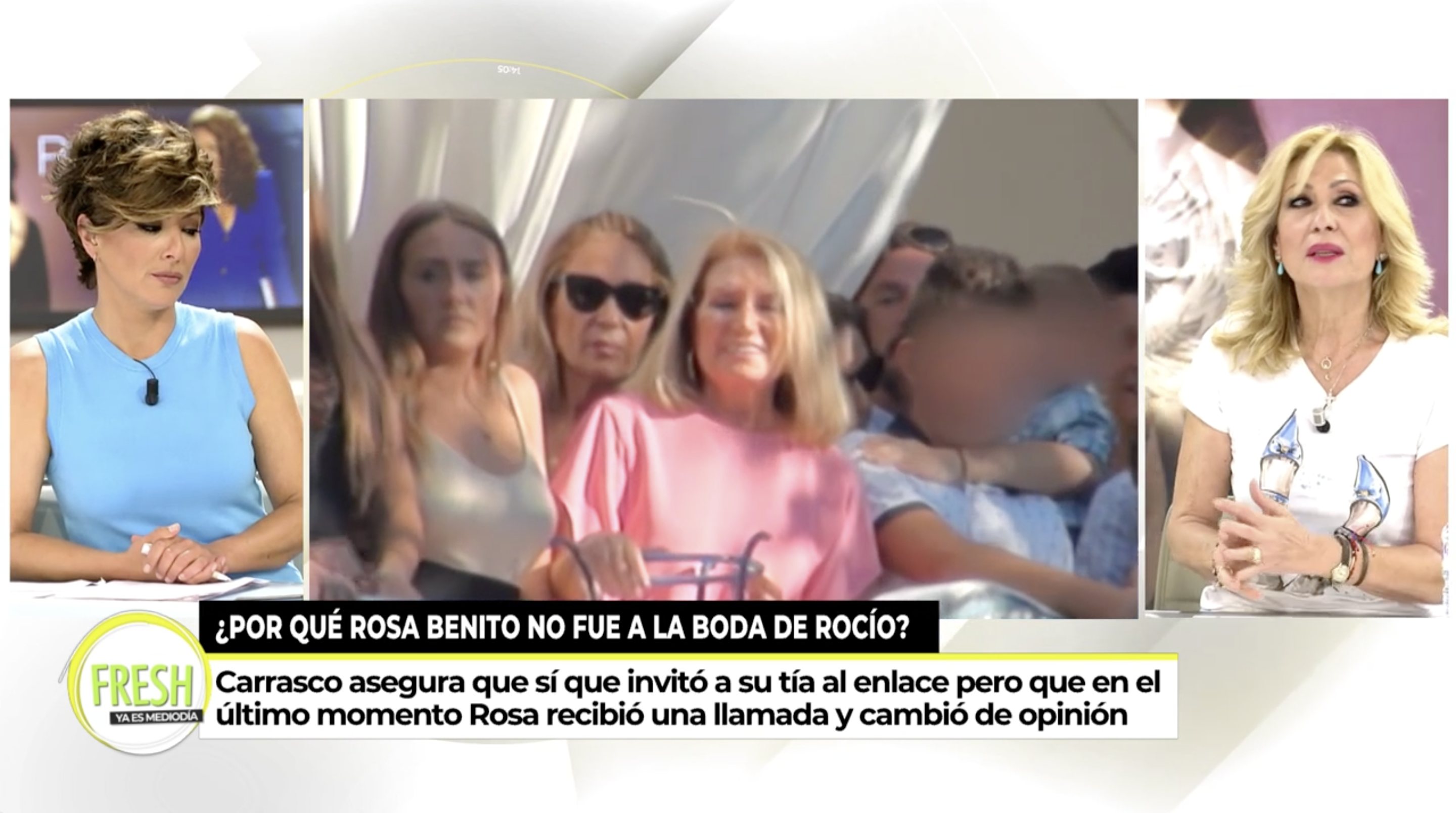 Rosa Benito niega que le hiciesen elegir para ir a la boda de Rocío Carrasco | Foto: Telecinco.es