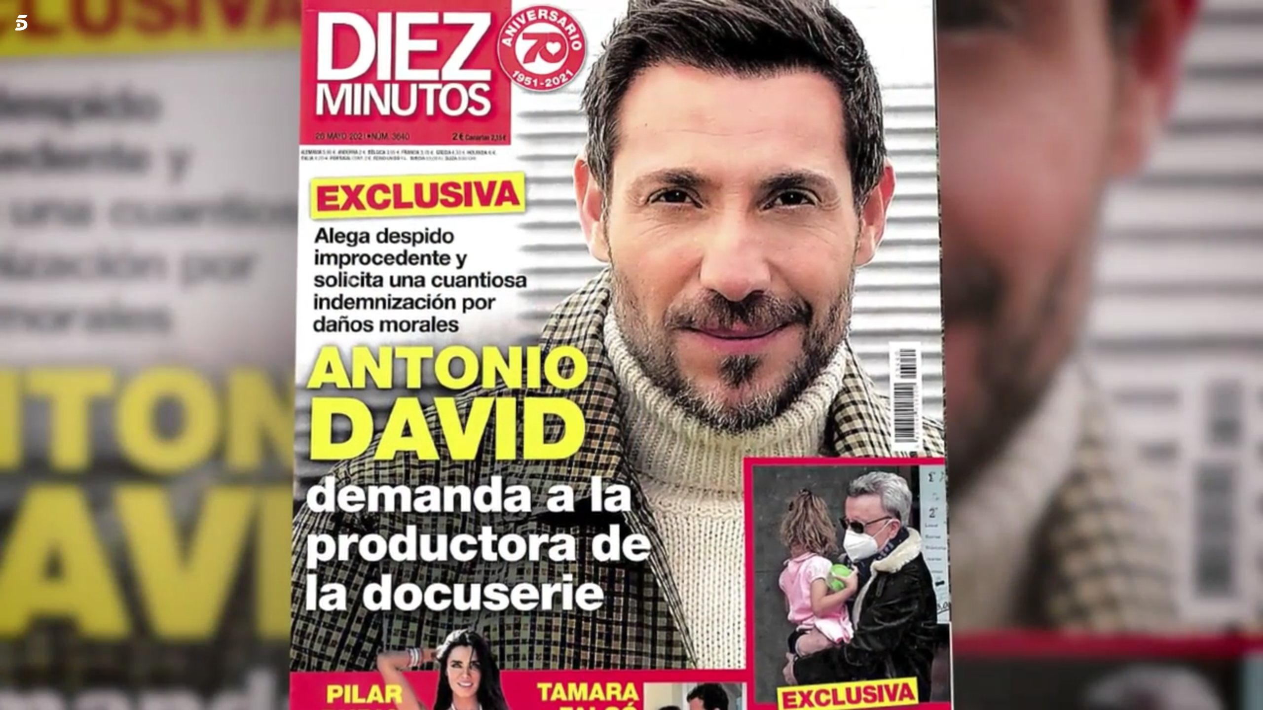 La demanda salió a la luz a través dde una exclusiva en la revista Diez Minutos | Foto: Telecinco.es