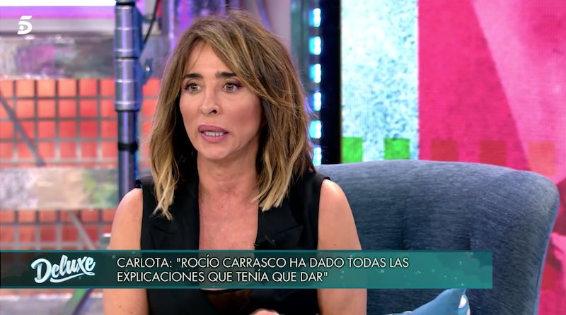 María Patiño hablando sobre su actitud con Rocío Carrasco/ Foto: telecinco.es