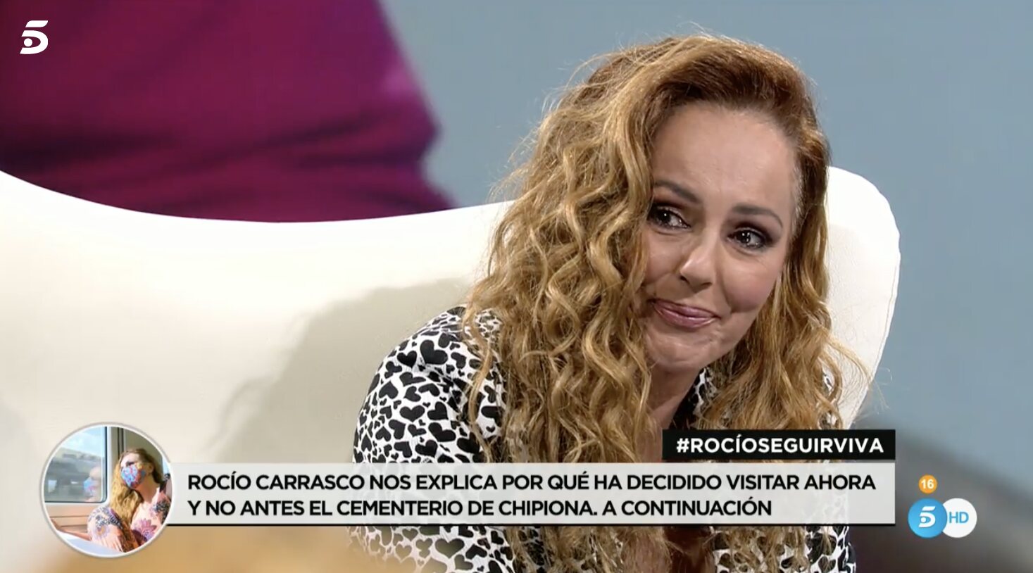 Rocío Carrasco volvió a reaparecer públicamente </p><p>y habló de Rocío Flores | Foto: Telecinco.es