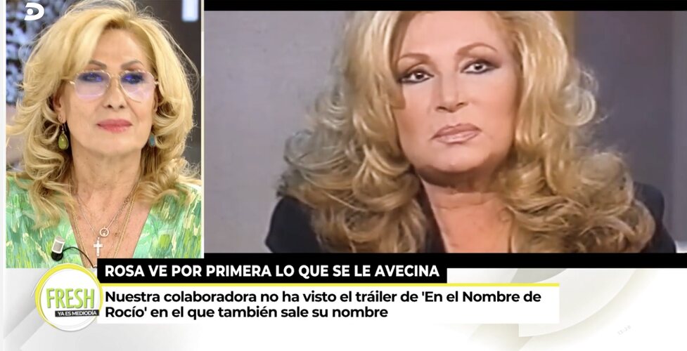 Rosa Benito, indignada por el uso de la imagen de Rocío Jurado | Foto: Telecinco.es