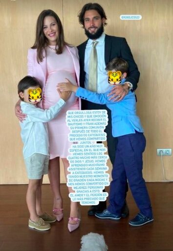 Jessica Bueno, Jota Peleteiro y sus hijos | Instagram