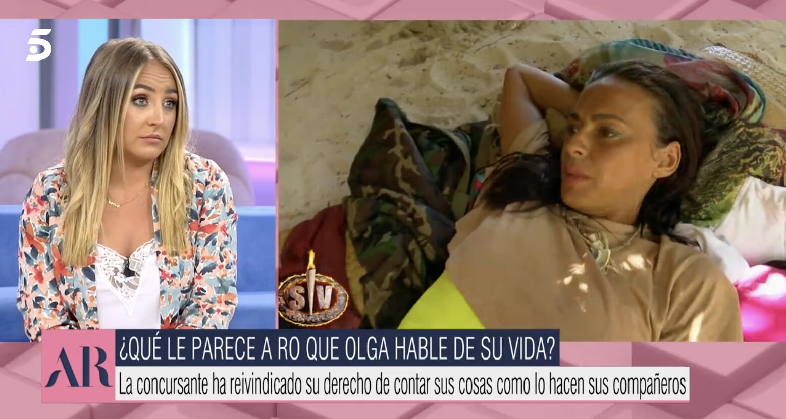 Rocío Flores, harta de las críticas a Olga Moreno por hablar de su familia | Foto: Telecinco.es