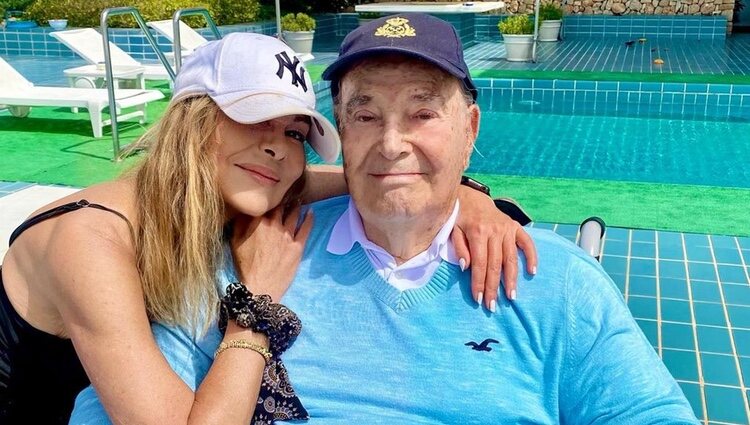 Ana Obregón con su padre | Instagram