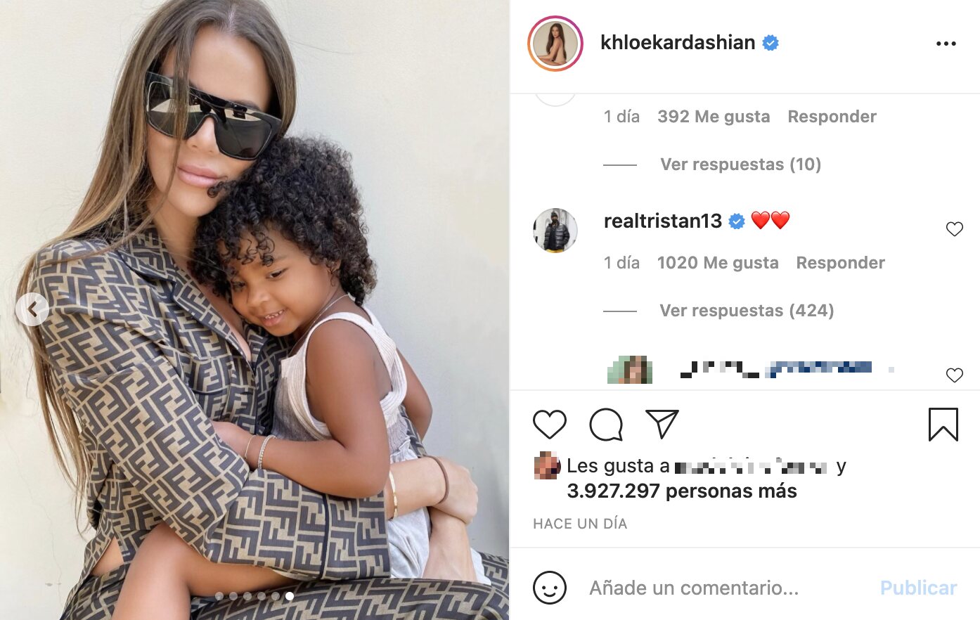 Tristan Thompson demuestras su buen rollo con Khloé Kardashian | Foto: Instagram
