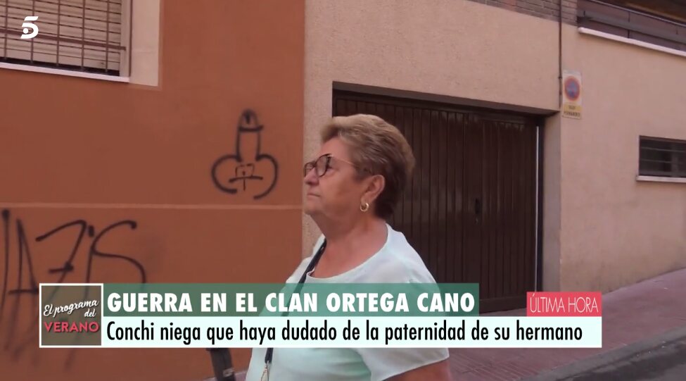 Conchi Ortega, disgustada por la polémica familiar | Foto: Telecinco.es