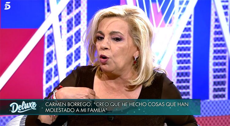Carmen Borrego habla de su sobrina Alejandra Rubio en el Deluxe