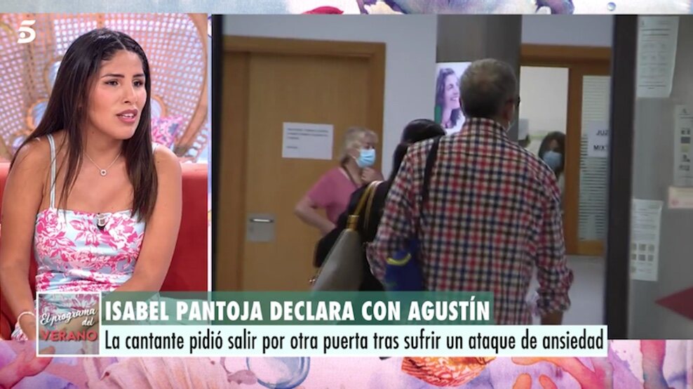 Isa Pantoja en 'El programa de Ana Rosa'/ Foto: telecinco.es