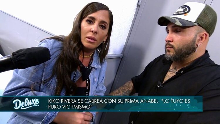 Anabel Pantoja y Kiko Rivera en el Deluxe | Foto: telecinco.es