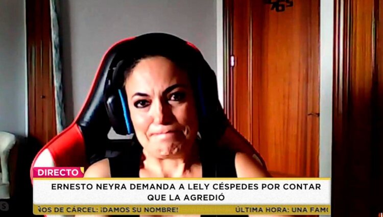 Lely Céspedes por videollamada en 'Socialité' | Foto: Telecinco.es