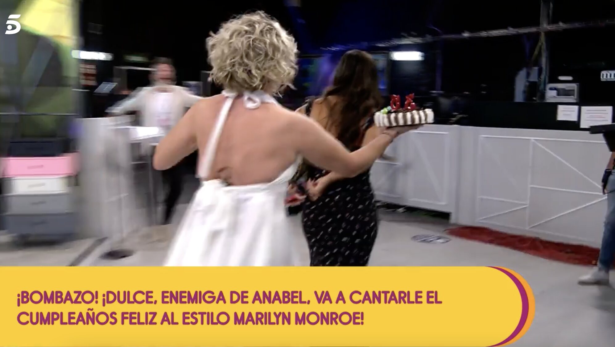 Anabel Pantoja se disgustó mucho en cuanto vio a Dulce | Foto: Telecinco.es