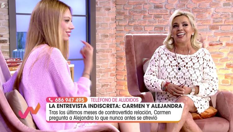 Alejandra Rubio y Carmen | Foto: Telecinco