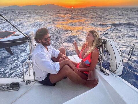Can Yaman con Diletta Leotta disfrutando de sus vacaciones/ Foto: Instagram