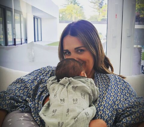 Paula Echevarría con su bebé/ Foto: Instagram