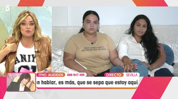 Saray Montoya con su hija Naiara en 'Viva la vida'/ Foto: telecinco.es