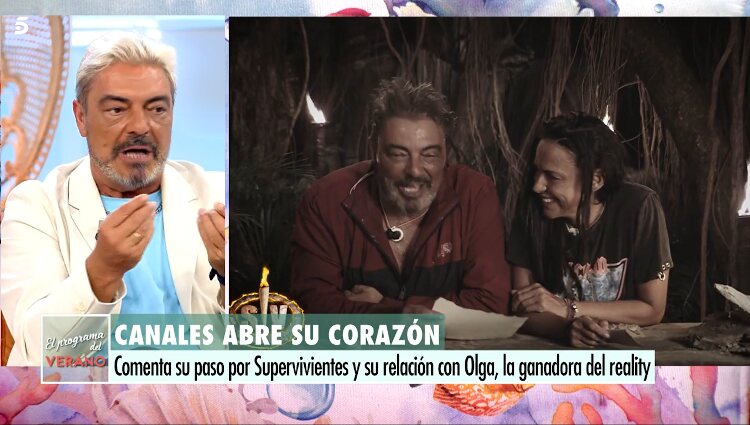 Antonio Canales comentando el concurso de Olga Moreno en 'El programa del verano' | Foto: Telecinco.es