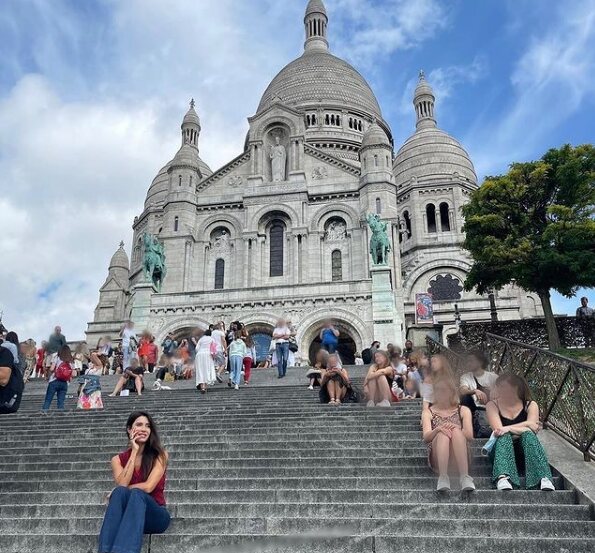 Pilar Rubio, de turista en París/ Foto: Instagram