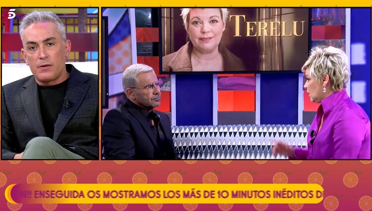 Kiko Hernández escucha la entrevista de Terelu Campos y jorge Javier Vázquez | Foto: Telecinco.es