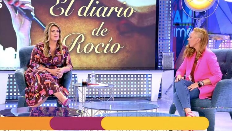 Rocío Carrasco habla con Carlota Corredera | Foto: telecinco.es