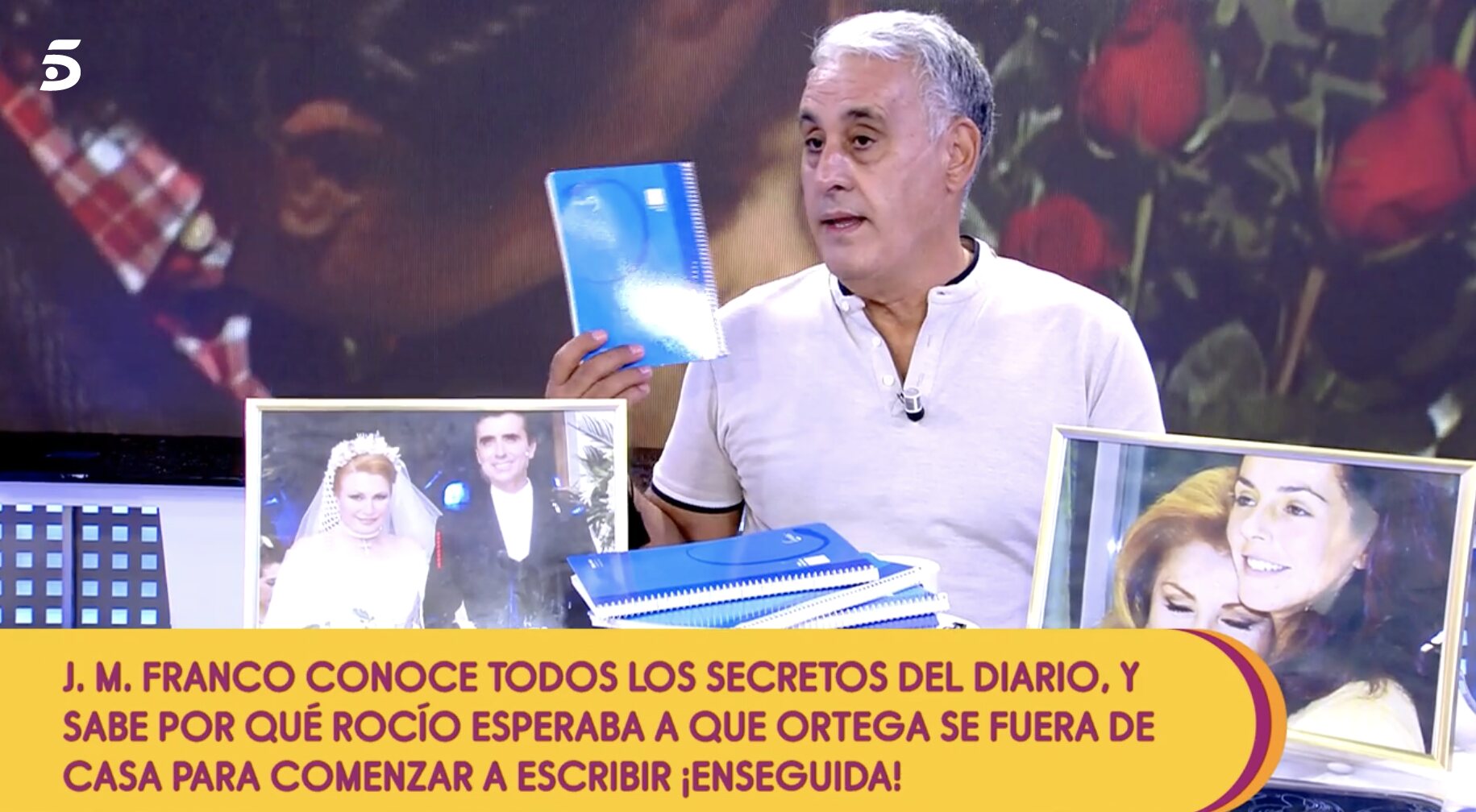 José María Franco era el encargado de comprarle las libretas a Rocío Jurado | Foto: Telecinco.es