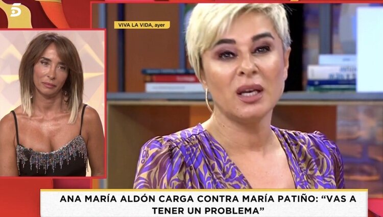 María Patiño advierte a Ana María | Foto: telecinco.es