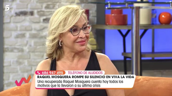 Raquel Mosquera habla de Rocío Carrasco en 'Viva la vida'/ Foto: telecinco.es