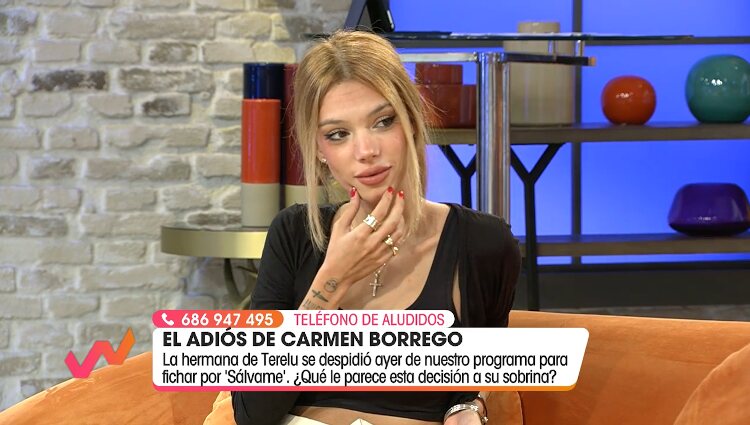 Alejandra Rubio zanja los rumores de su relación con su tía Carmen Borrego | Foto: Telecinco.es