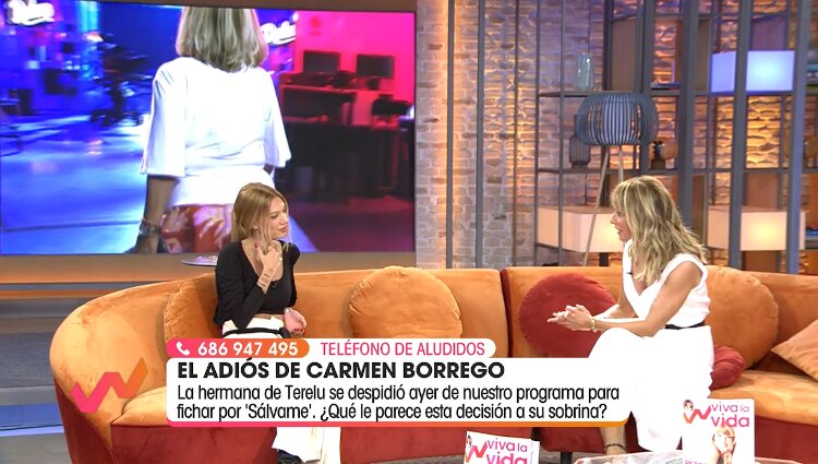 Alejandra Rubio en 'Viva la vida' | Foto: Telecinco.es