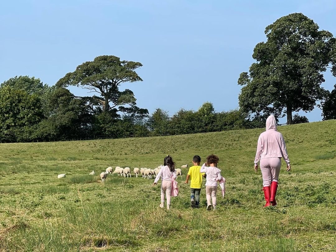 Georgina Rodríguez disfruta del campo con sus hijos/ Foto: Instagram