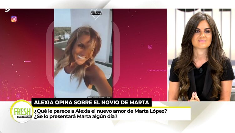 Alexia Rivas opina del nuevo novio de Marta López | Foto: Telecinco.es