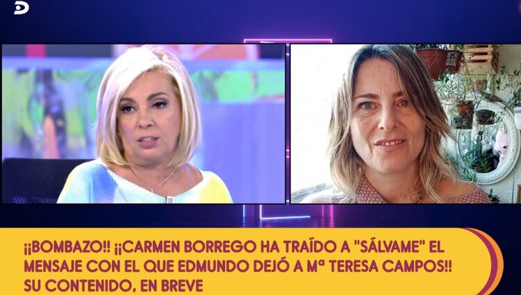 Carmen Borrego habla con Gabriela | Foto: telecinco.es
