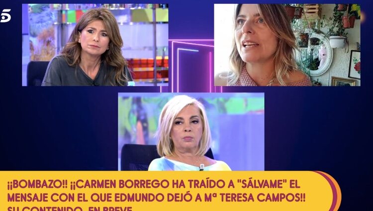 Gabriela interviene en 'Sálvame' | Foto: telecinco.es