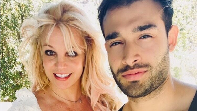 Britney Spears y su novio Sam Asghari | Foto: Instagram