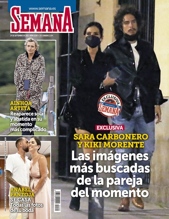 Sara Carbonero y Kiki Morente en la portada de Semana