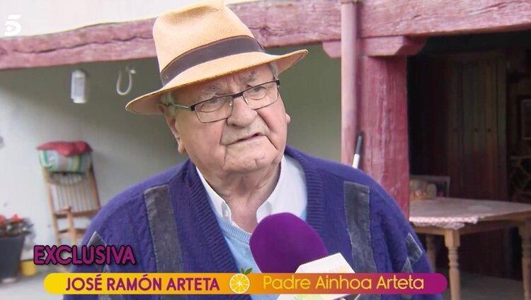El padre de Ainhoa Arteta | Foto: telecinco.es