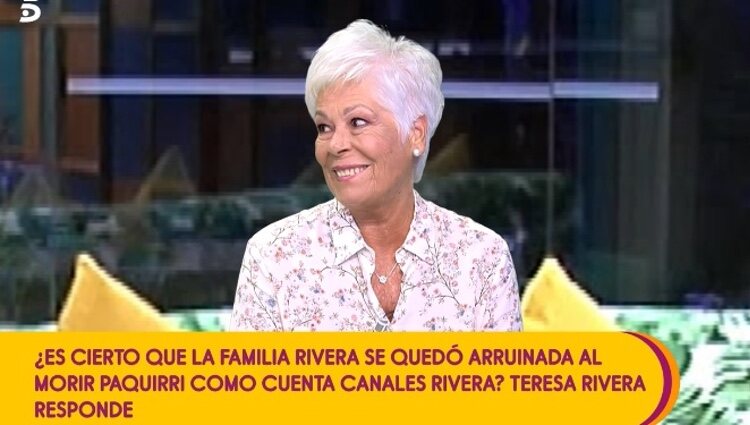 Teresa Rivera no ha querido revelar lo que pasó en Cantora / Telecinco.es
