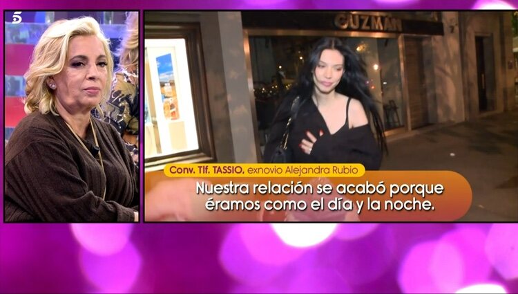 Tassio de la Vega habla de su ruptura con Alejandra Rubio / Telecinco.es
