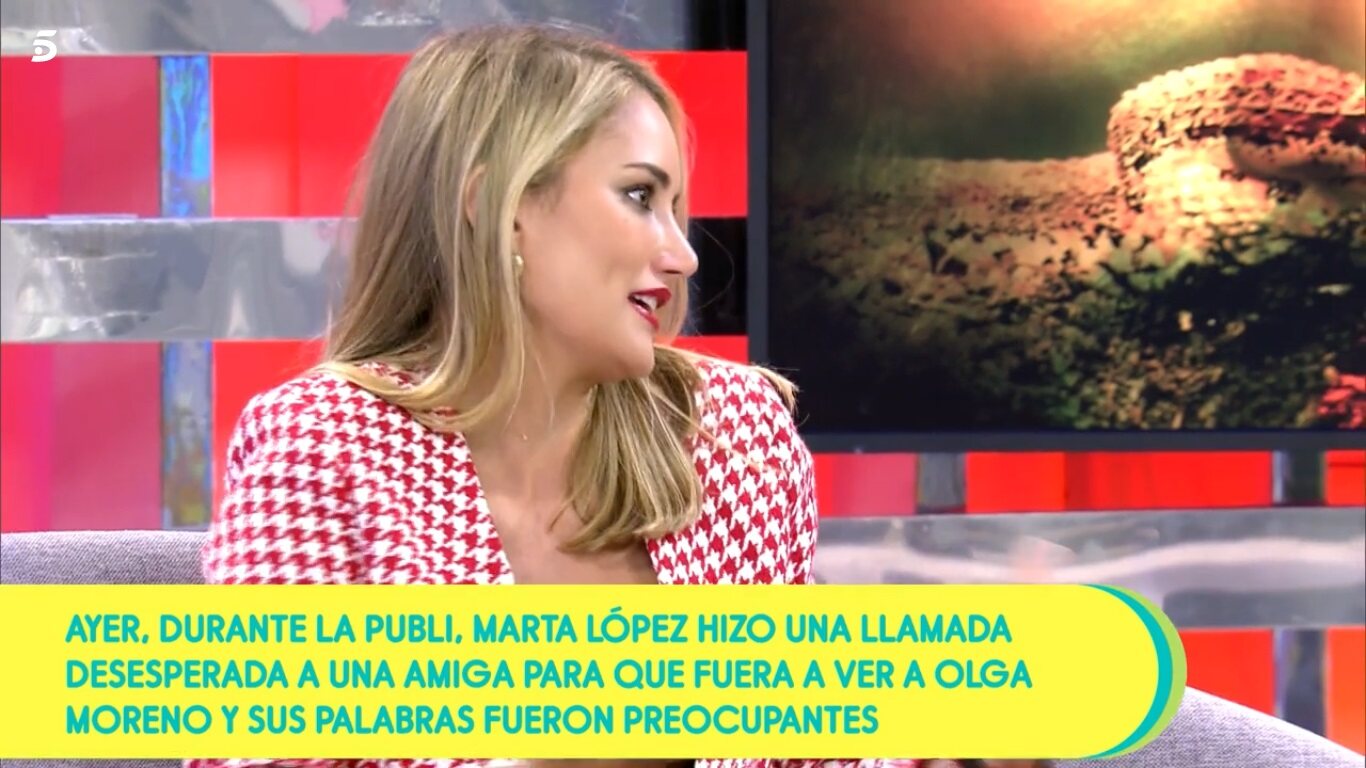 Alba Carrillo hablando de la chica de Mediaset / Telecinco.es