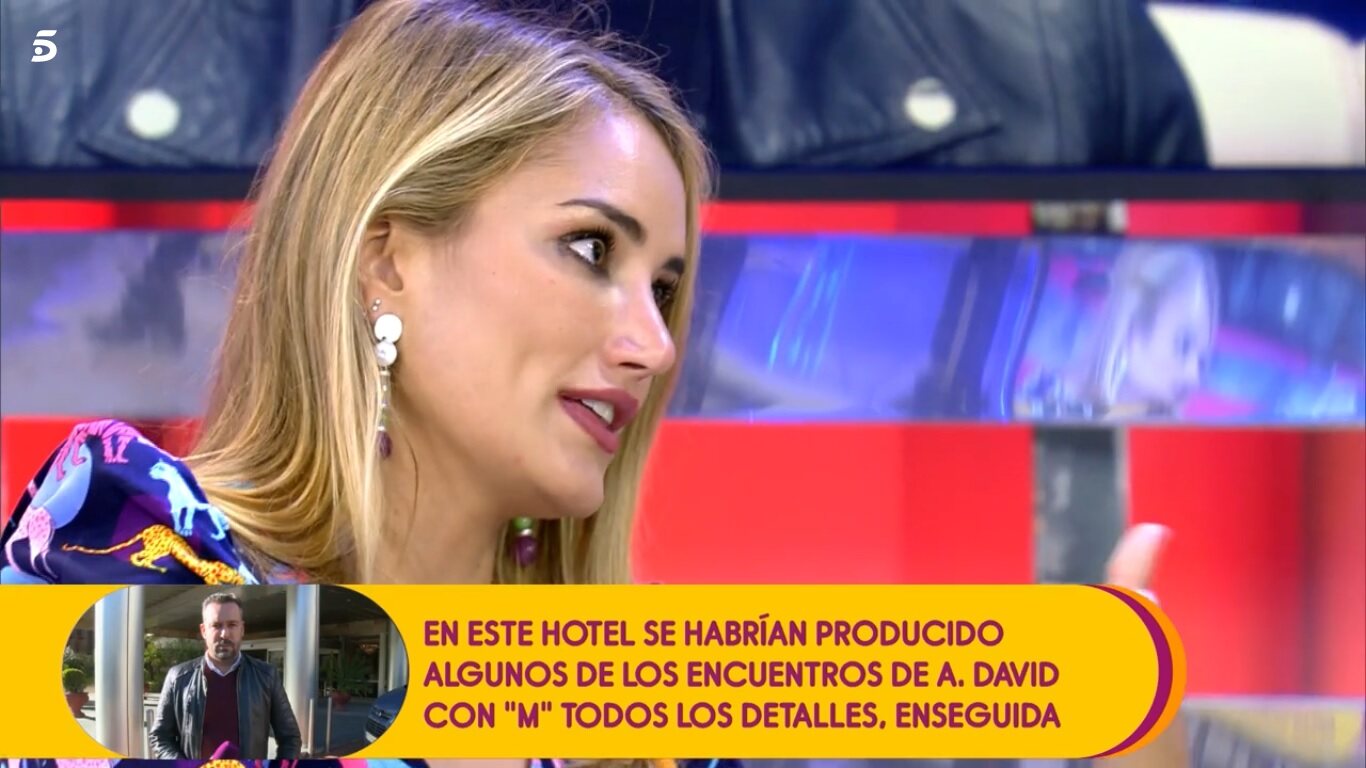 Alba Carrillo explicando su proyecto de volver a ser madre / Telecinco.es