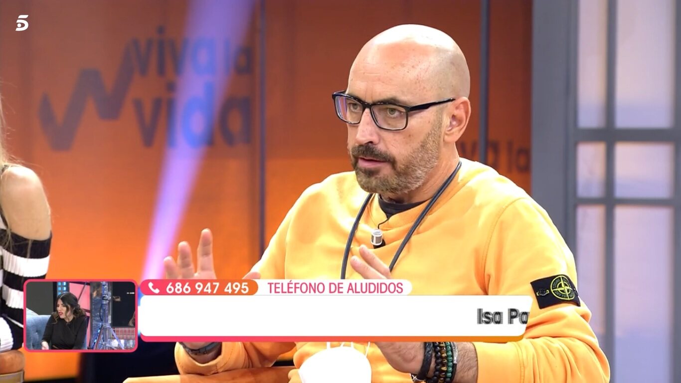 Diego Arrabal hablando de Antonio David y Olga Moreno / Telecinco.es