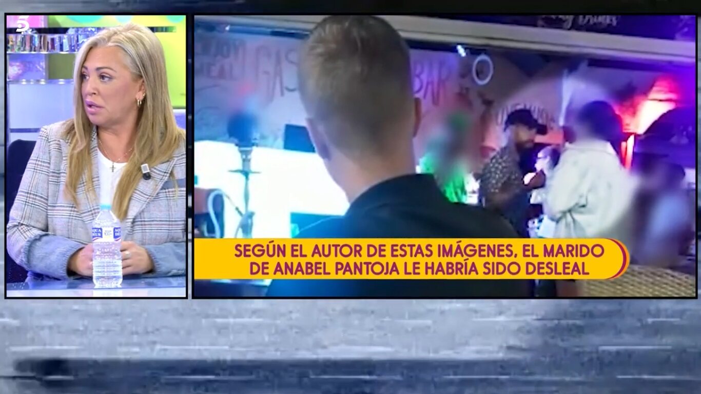 Belén Esteban contando la reacción de Anabel Pantoja / Telecinco.es