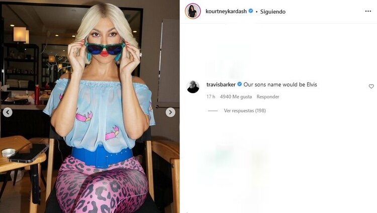 El mensaje de Travis Barker a Kourtney Kardashian / Instagram