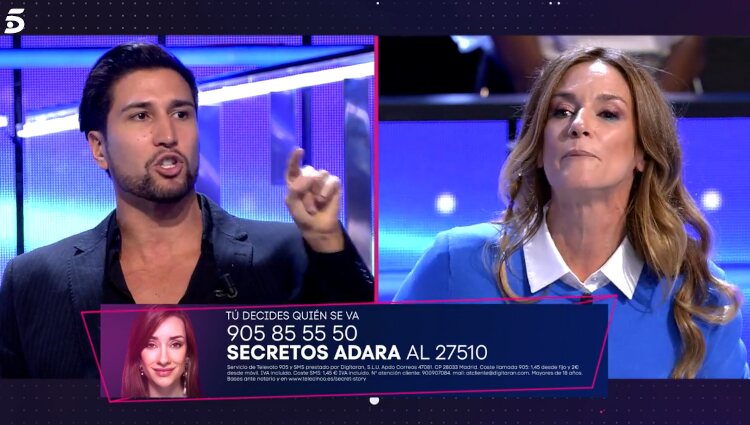Gianmarco y Elena discuten en 'SSecret Story' / Foto: Telecinco.es