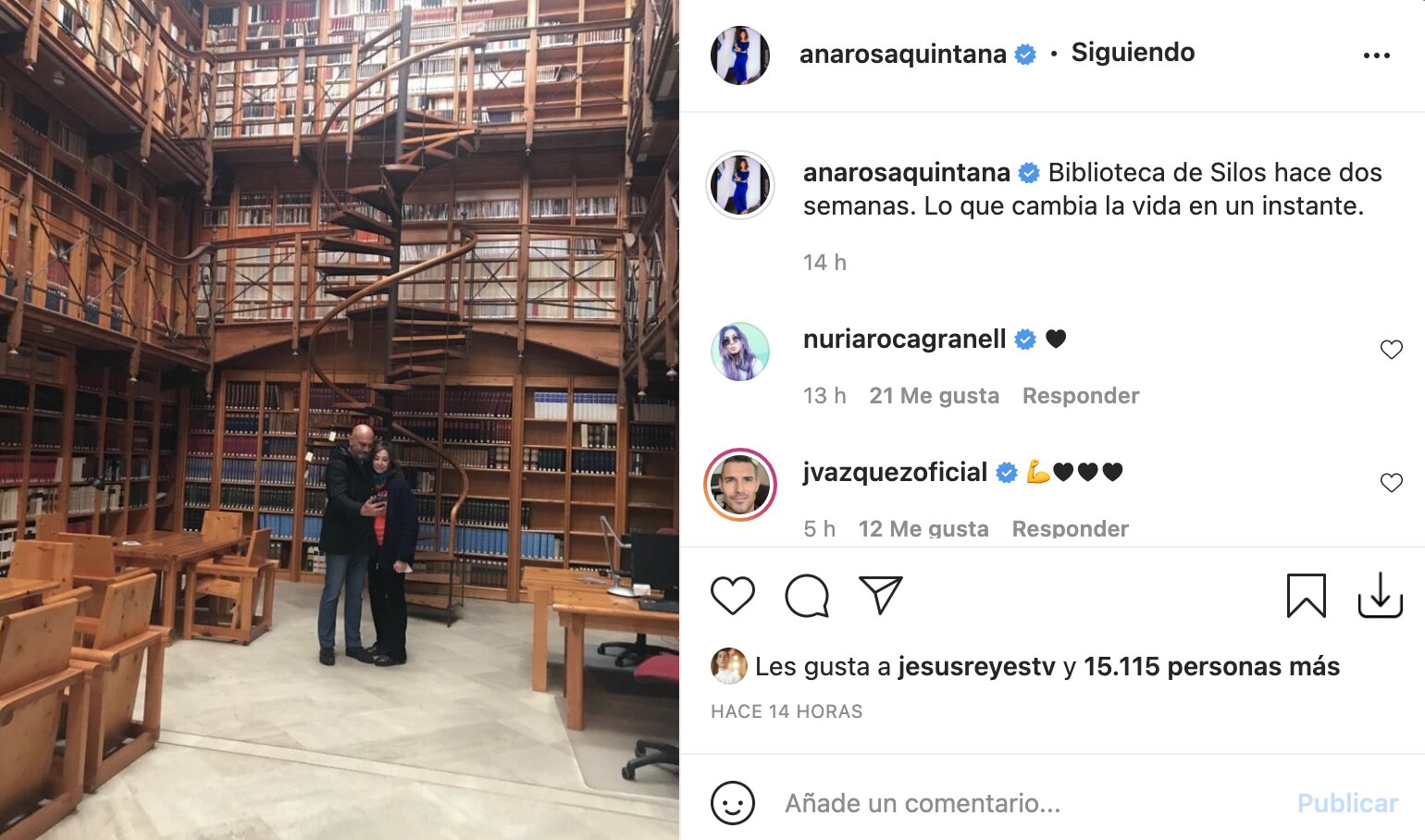 Ana Rosa Quintana reaparece en las redes sociales | Foto: Instagram