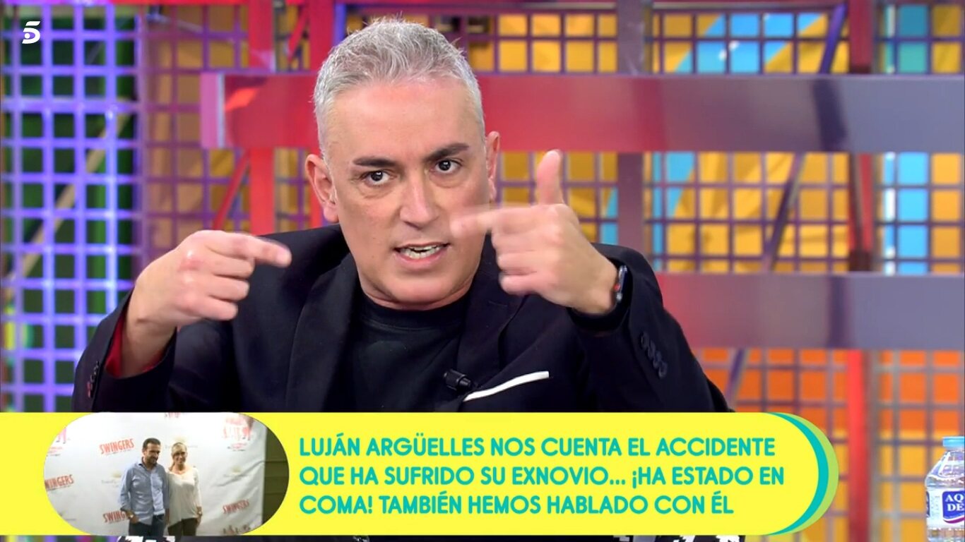 Kiko Hernández contando el enfado de María Teresa Campos / Telecinco.es