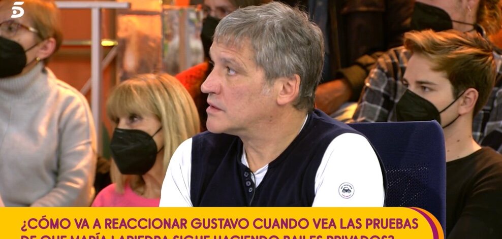 Gustavo González, muy dolido con la información / Telecinco.es