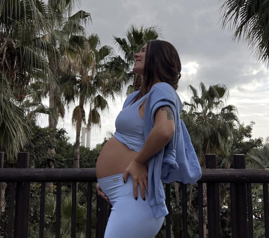 Laura Matamoros presumiendo de su segundo embarazo/ Foto: Instagram