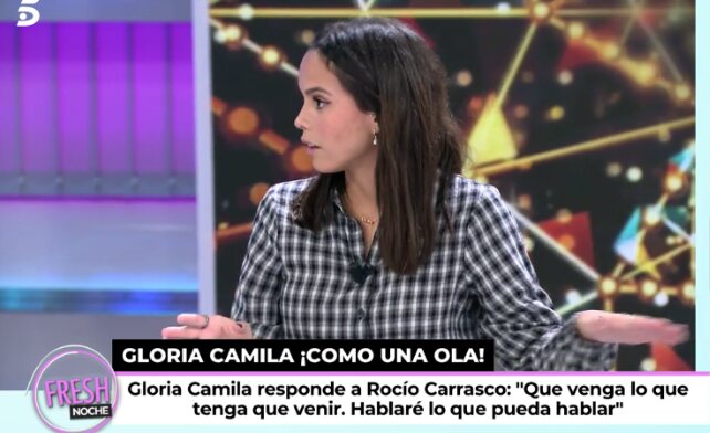 Gloria Camila en 'Ya son las ocho'/ Foto: telecinco.es