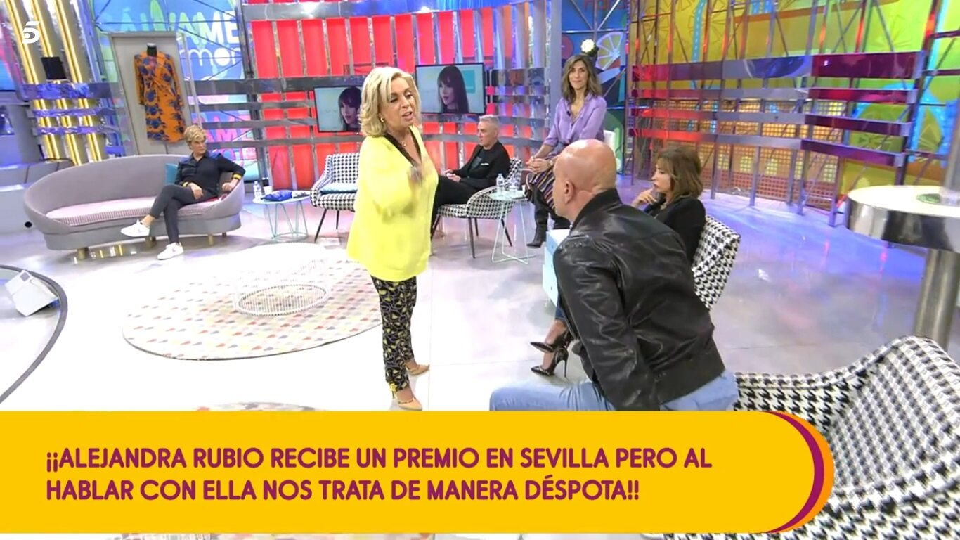 Carmen Borrego cargando contra Kiko Matamoros / Telecinco.es